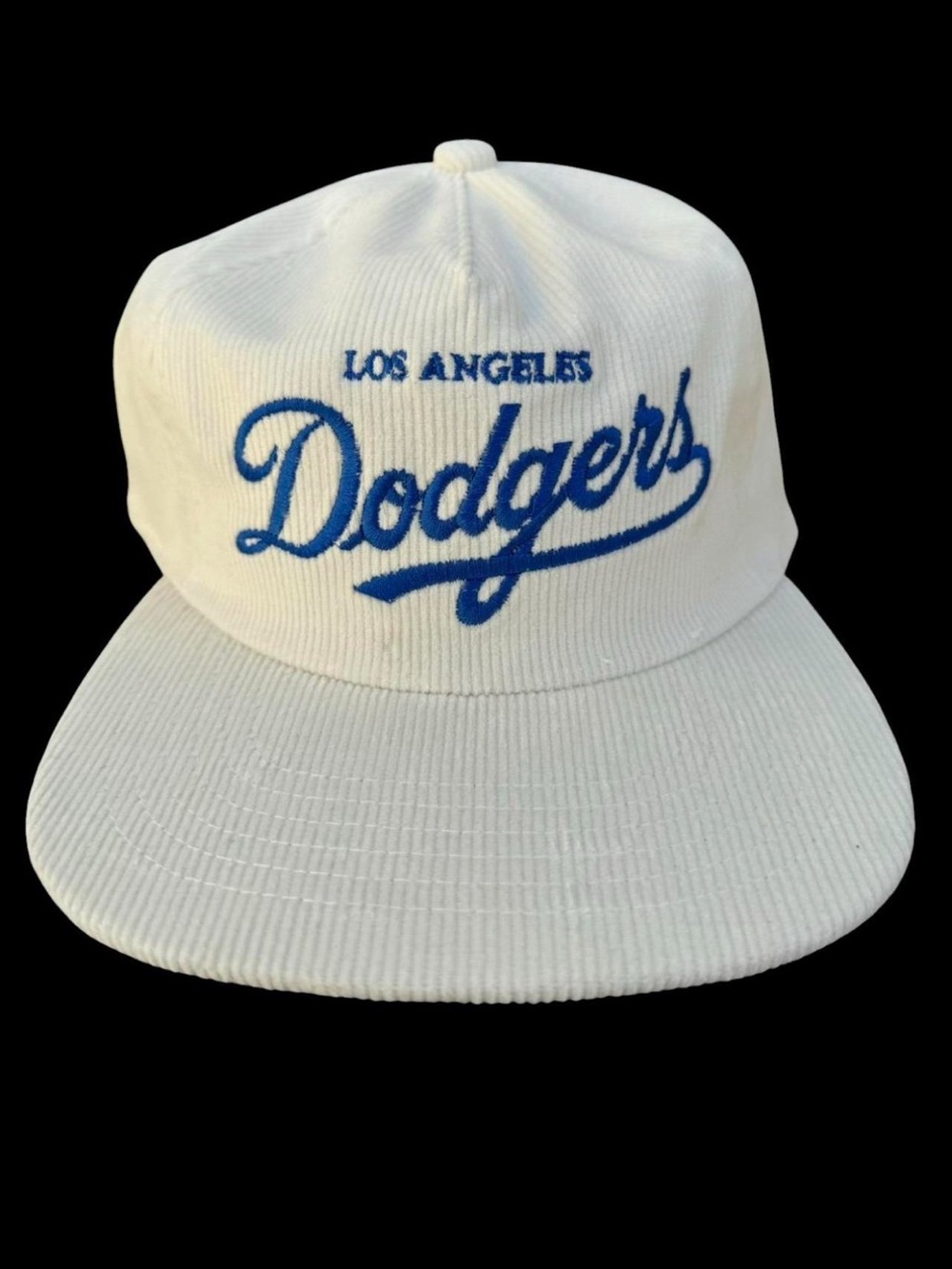 New Embroidered Los Angeles Dodgers Corduroy Cap